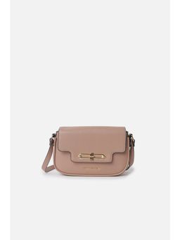 Van Heusen - Women Brown Textured Casual Sling Bag