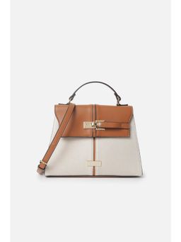 Van Heusen - Women Tan Patterned Casual Handbag