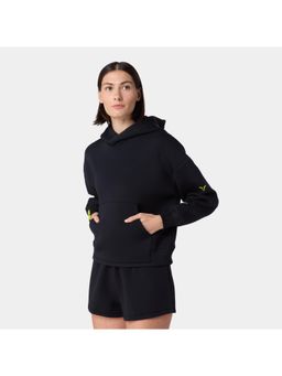 Squatwolf - Black Neotech Spacer Crop Hoodie