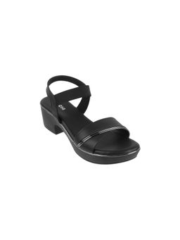 Mochi - Black Casual Sandal Heels
