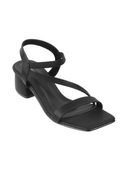 Walkway - Black Casual Sandal Heels