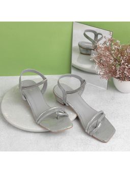 Mochi - Grey Casual Sandal Heels