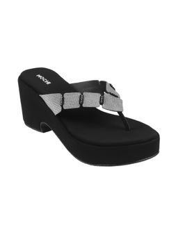 Mochi - Black Casual Sandal Heels