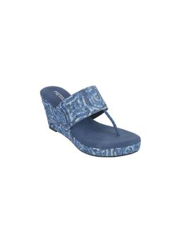 Metro - Blue Casual Wedge Heels