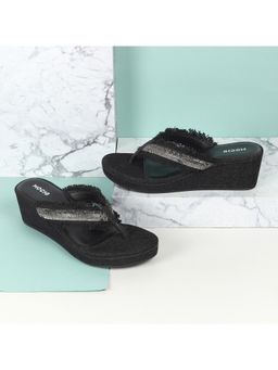 Mochi - Black Casual Sandal Heels