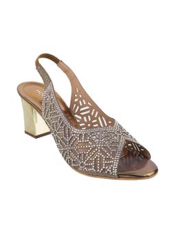 Mochi - Gold Wedding Mules Heels