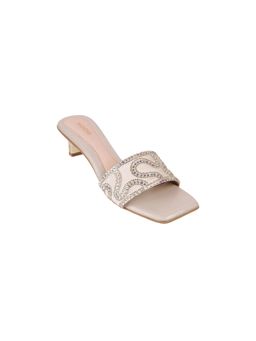 Mochi - Gold Party Sandal Heels