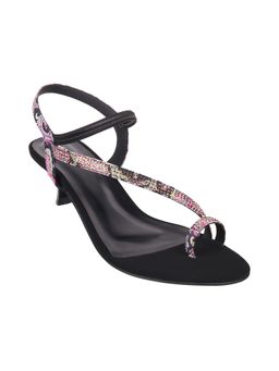 Metro - Black Wedding Sandal Heels