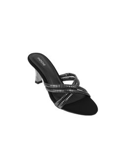 Mochi - Black Casual Sandal Heels