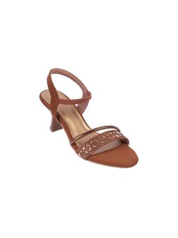 Mochi - Rust Party Sandal Heels