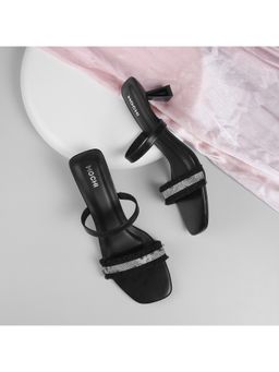 Mochi - Black Party Sandal Heels