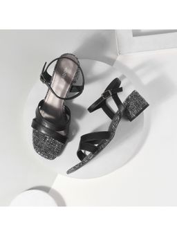 Mochi - Black Formal Sandal Heels