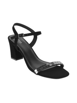 Metro - Black Casual Sandal Heels