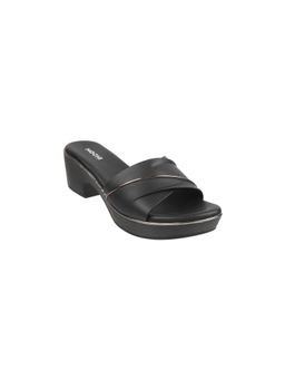 Mochi - Black Casual Sandal Heels
