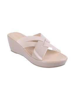 Metro - Beige Casual Sandal Heels