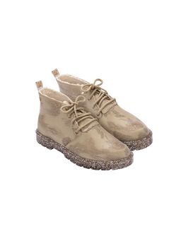 Melissa - Fluffy Boot Ad Pattern Brown Boots