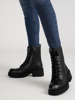 Truffle Collection - Black Solid Boots