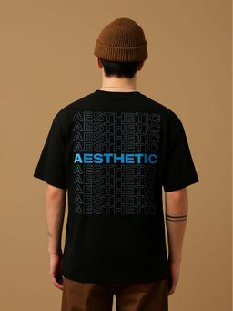 AESTHETIC NATION - Aesthetics Black Oversized T-Shirt