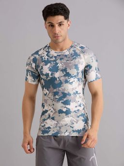 AESTHETIC NATION - Critical Compression White T-Shirt