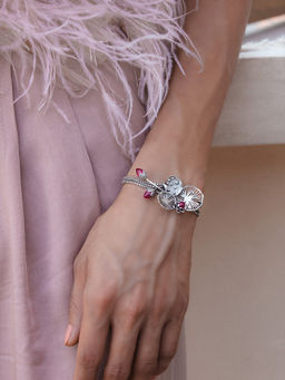 Shaya by CaratLane - 925 Silver Shaya by CaratLane Rise Above Judgements Bracelet in