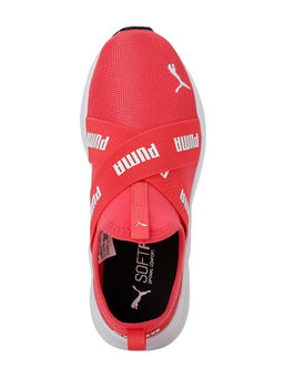 Puma - Wired Run Slip On Flash Jr Unisex Pink Running Shoes