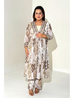 Mamicha - Retro Printed Off White Co-ords