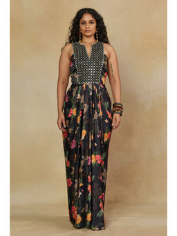 Mamicha - Indo Western Kaftan Style Mirror Work Dress