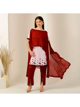 First Resort by Ramola Bachchan - Women's Embroidered Kurta with Pant & Dupatta