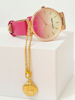 Pipa Bella by Nykaa Fashion - Gold-Plated Globe Watch Charm