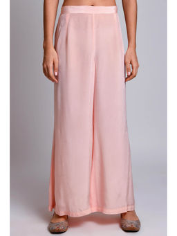 Naina Arunima - Peach Wide Bottom Palazzo