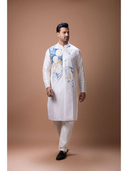 PRIYANKA HARALALKA - Off White Kurta and Pyjama Set