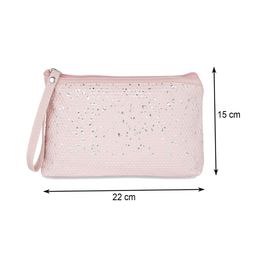 NFI Essentials - Pack Of 2 Glittery Makeup Pouch For Women (One Size)