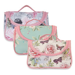 NFI Essentials - Floral Print Cosmetics Pouch Makeup (Pack Of 3)