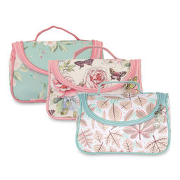 NFI Essentials - Floral Print Cosmetics Pouch Makeup (Pack Of 3)