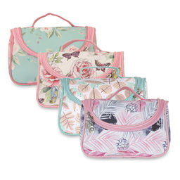 NFI Essentials - Floral Print Cosmetics Pouch Makeup (Pack Of 4)