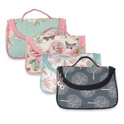 NFI Essentials - Floral Print Cosmetics Pouch Makeup (Pack Of 4)