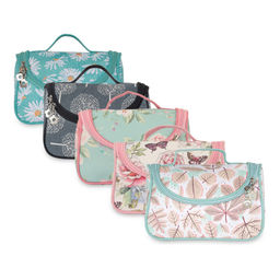 NFI Essentials - Floral Print Cosmetics Pouch Makeup (Pack Of 5)