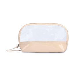 NFI Essentials - Transparent Makeup Pouch For Women(Peach) (One Size)