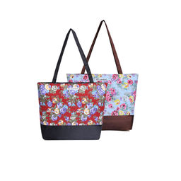 NFI Essentials - Tote Bag For Women With Zip, Stylish Polyester Canvas Blend Handbag