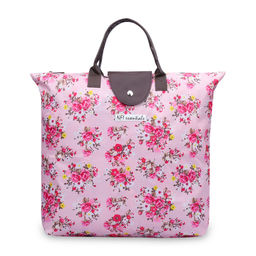 NFI Essentials - Shopping Tote Bag With Zip- Stylish Polyester Canvas Blend Handbag For Women