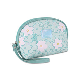 NFI Essentials - Semi-Circle Makeup Pouch Cosmetic Pouch Stylish Pouch for Makeup Accessories