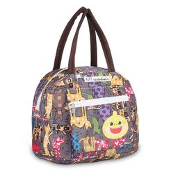 NFI Essentials - Printed Lunch Bag Thermal Portable Tiffin Bag