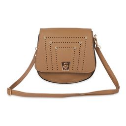 NFI Essentials - Sling Bag With Studs ( Y62Brown ) (One Size)