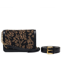 The Leather Garden - Black Gayatri Belt Bag