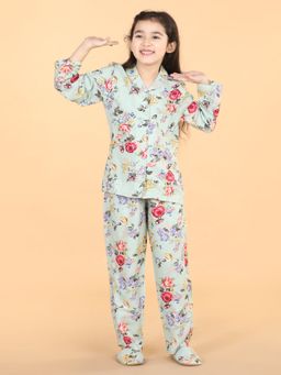 PICCOLO - Printed Night Suit Green (Set of 2)