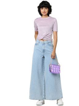 ONLY - Women Solid Pink Top