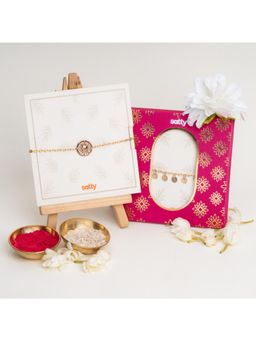 Salty - Sun and Coins Rakhi Bandhan Lumba Rakhi for Bhaiya and Bhabhi