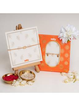 Salty - Owl and Coin Charm Rakhi Bandhan Lumba Rakhi for Bhaiya and Bhabhi