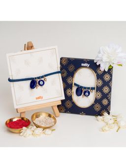 Salty Alpha - Evil Eye Talisman Shagun Bandhan Rakhi for Bhaiya