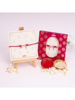 Salty Alpha - Gulabi Anant Bandhan Rakhi for Bhaiya